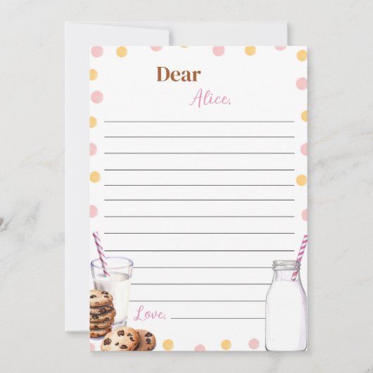 Cookie Verjaardag Tijd Capsule Notitie Bericht Kaa Bedankkaart (Voorkant)