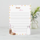 Cookie Verjaardag Tijd Capsule Notitie Bericht Kaa Bedankkaart (Staand voorkant)