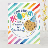 cookie Verjaardagsgunst cadeau je bent de beste Kaart (Gele Bloem)