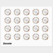 Cookie Versierfeestje Ronde Sticker (Vel)