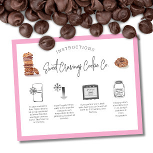 Cookie Verzorgingsinstructies  Flyer