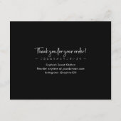 Cookie Verzorgingsinstructies Minimalist Bakery Bedankkaart (Achterkant)