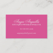 Cookie-Visitekaartjes Visitekaartje (Achterkant)