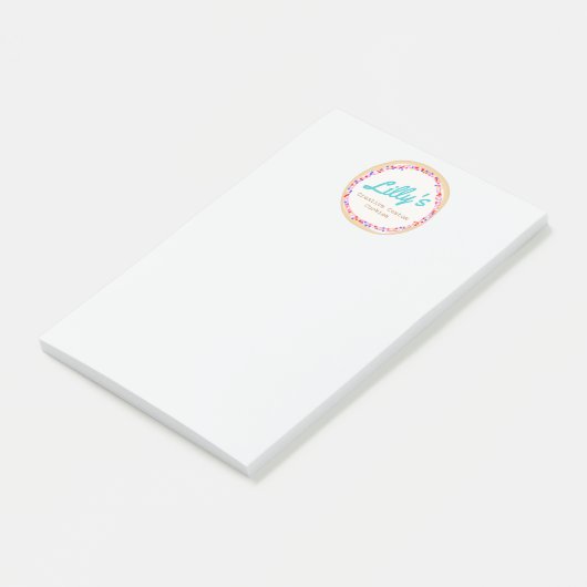 Cookie voor Cupcake Decorator Post-it® Notes (Schuin)