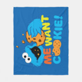 Cookie Wants Cookie Fleece Deken (Voorkant)