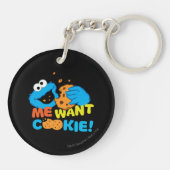 Cookie Wants Cookie Sleutelhanger (Achterkant)