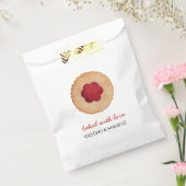 COOKIE watercolor geïllustreerde Kerstkraskaart Bedankzakje (Gezegeld)