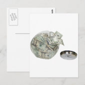 CookieJarMoney050110 Briefkaart (Voorkant / Achterkant)