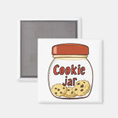 Cookiepot Schattig Magneet (Voorkant / Achterkant)