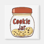 Cookiepot Schattig Magneet (Voorkant)