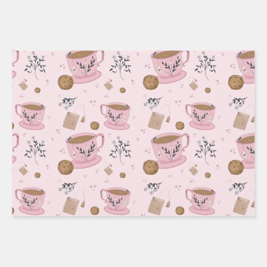 Cookies 3-pak Cadeauverpakking Inpakpapier Vel (Voorkant 2)