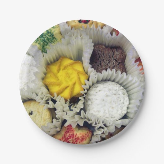 Cookies Aangepaste Borden papier - 7 inch Papieren Bordje (Voorkant)