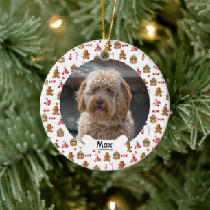Cookies Aangepaste Huisdier Puppy Dog Foto Keramisch Ornament