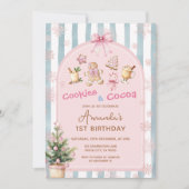 Cookies and Cocoa Christmas Kids Birthday Kaart (Voorkant)