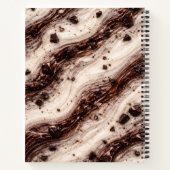 Cookies and Cream Milkshake Marble Texture Design Notitieboek (Achterkant)