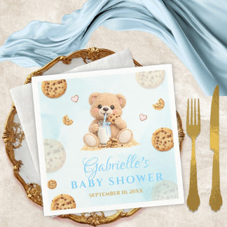 Cookies and milk Baby Shower - Cookie Baby Shower Servet