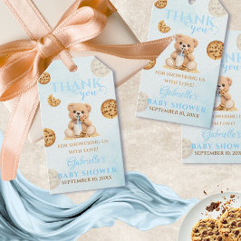 Cookies and Milk Baby Shower - Teddy Baby Shower Cadeaulabel