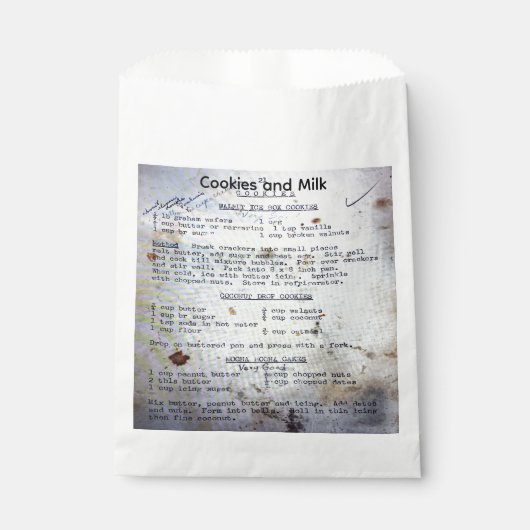 Cookies and Milk Cookie Sleeve Bedankzakje (Voorkant)