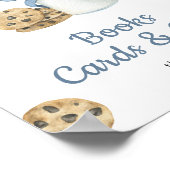 Cookies baby shower Boeken kaarten en geschenken Poster (Hoek)