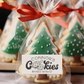 Cookies Backed With Love Heart Custom Name Rubberstempel