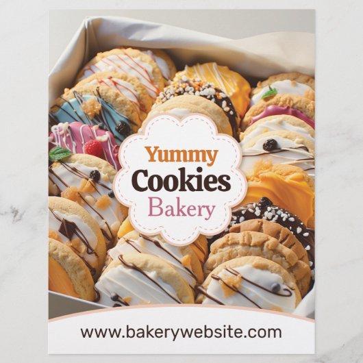 Cookies Bakery Flyer Sjabloon (Voorkant)
