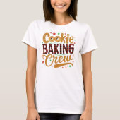 Cookies Baking Crew Kerst T-shirt (Voorkant)