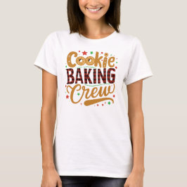 Cookies Baking Crew Kerst T-shirt