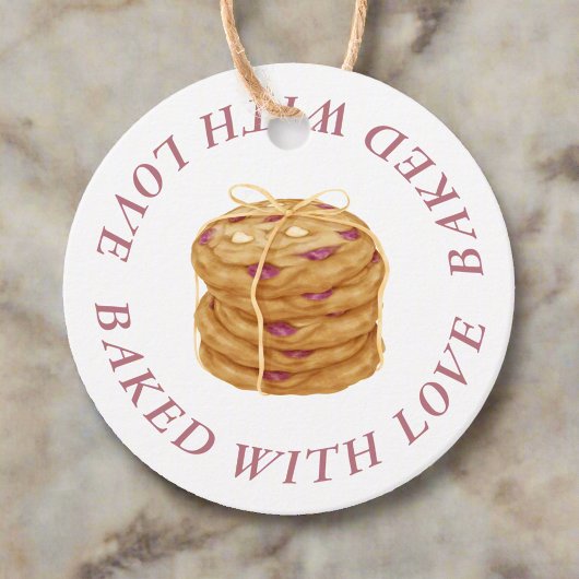 Cookies bakken Gemaakt met Liefde Zelfgemaakte Bus Bedankjes Labels