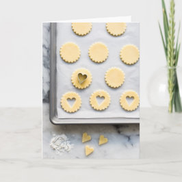 Cookies blank greeting card kaart