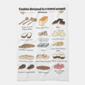 Cookies by AI Weirdness - Kitchen towel Theedoek (Verticaal)