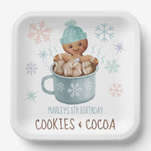 Cookies & Cacao Gingerbread Boy Winter Verjaardag
