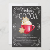 Cookies & Cacao - Uitnodiging voor warme chocolade (Voorkant)