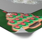 Cookies Candy Cane Holiday Lijst Voeg het Poster v (Hoek)