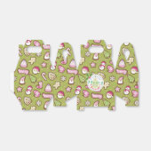 Cookies Christmas Green Favor Box Bedankdoosjes (Uitgevouwen)