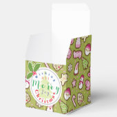 Cookies Christmas Green Favor Box Bedankdoosjes (Geopend)