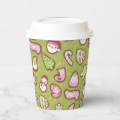 Cookies Christmas Green Papieren Bekers (Links)