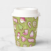 Cookies Christmas Green Papieren Bekers (Rechts)