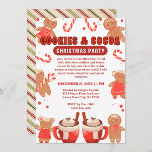 Cookies & Coca Christmas White Party Kaart