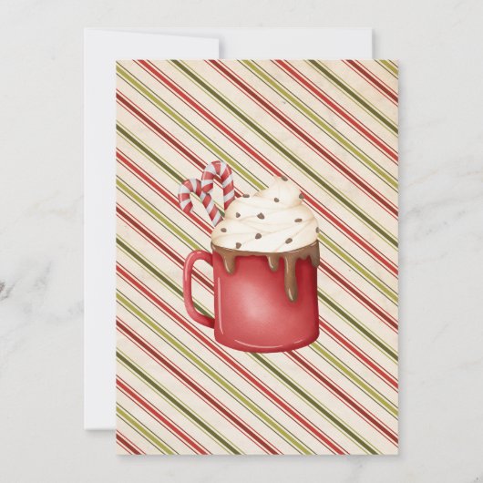 Cookies & Coca kerstfeest Kaart (Achterkant)