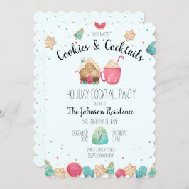 Cookies & Cocktails Holiday Cookie Exchange Blauw Kaart