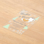 Cookies & Cocoa Baby Shower Acryl Uitnodigingen (Laagn)