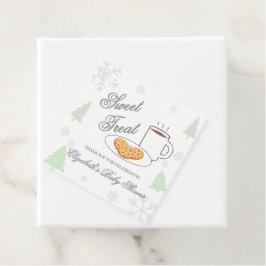 Cookies & Cocoa Baby Shower Bedankjes Labels