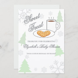 Cookies & Cocoa Baby Shower Bedankkaart