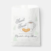 Cookies & Cocoa Baby Shower Bedankzakje (Voorkant)