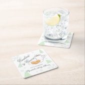 Cookies & Cocoa Baby Shower Kartonnen Onderzetters (Insitu)