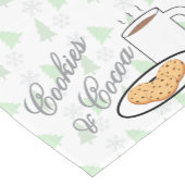 Cookies & Cocoa Baby Shower Korte Tafelloper (Hoek)