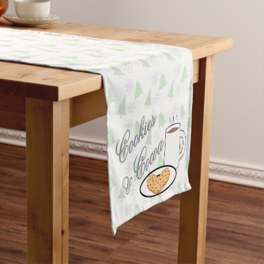 Cookies & Cocoa Baby Shower Korte Tafelloper (Voorbeeld)