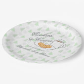 Cookies & Cocoa Baby Shower Papieren Bordje (Gekanteld)
