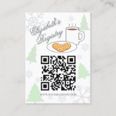Cookies & Cocoa Baby Shower Registry Informatiekaartje (Voorkant)