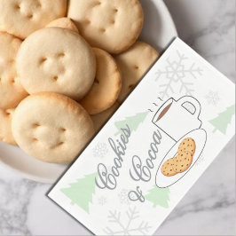 Cookies & Cocoa Baby Shower Servet